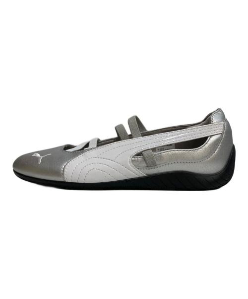 PUMA（プーマ）PUMA (プーマ) スピードキャット バレエ シルバー サイズ:24.5の古着・服飾アイテム