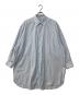 Maison Margiela（メゾンマルジェラ）の古着「オーバーサイズ ストライプ シャツワンピース/オーバーサイズ ストライプ シャツドレス」｜スカイブルー