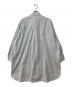 Maison Margiela (メゾンマルジェラ) オーバーサイズ ストライプ シャツワンピース/オーバーサイズ ストライプ シャツドレス スカイブルー サイズ:XS：18000円