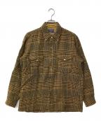 PENDLETONペンドルトン）の古着「60s~70s ボードシャツ」｜ブラウン