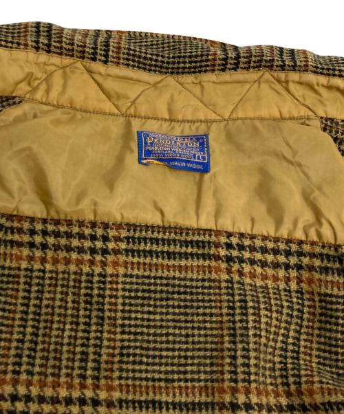 PENDLETON（ペンドルトン）PENDLETON (ペンドルトン) 60s~70s ボードシャツ ブラウン サイズ:Lの古着・服飾アイテム