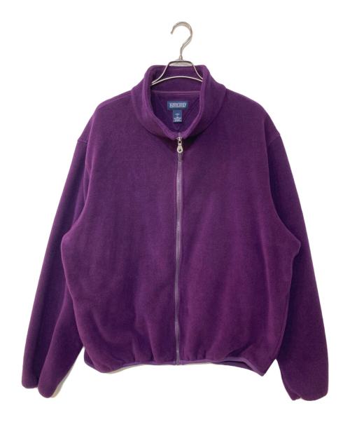 LAND'S END（ランズエンド）LAND'S END (ランズエンド) フリースジャケット パープル サイズ:XLの古着・服飾アイテム