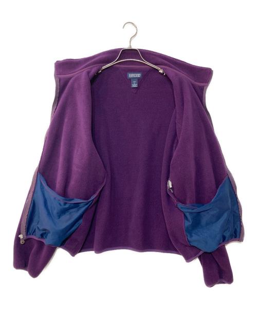 LAND'S END（ランズエンド）LAND'S END (ランズエンド) フリースジャケット パープル サイズ:XLの古着・服飾アイテム
