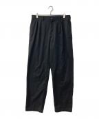 POLO GOLFポロ ゴルフ）の古着「CLASSOC GOLF PANT ロゴ刺繍コットンポリワイドパンツ」｜ブラック