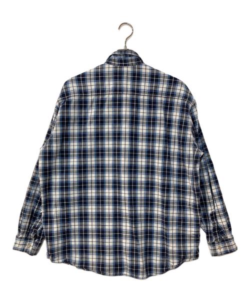 GUESS（ゲス）GUESS (ゲス) 90’s チェックシャツ ブルー サイズ:記載なしの古着・服飾アイテム