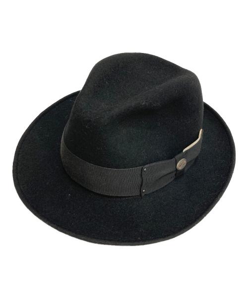 BORSALINO（ボルサリーノ）BORSALINO (ボルサリーノ) ハット ブラック サイズ:Lの古着・服飾アイテム