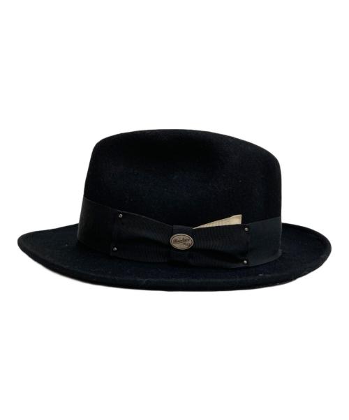 BORSALINO（ボルサリーノ）BORSALINO (ボルサリーノ) ハット ブラック サイズ:Lの古着・服飾アイテム