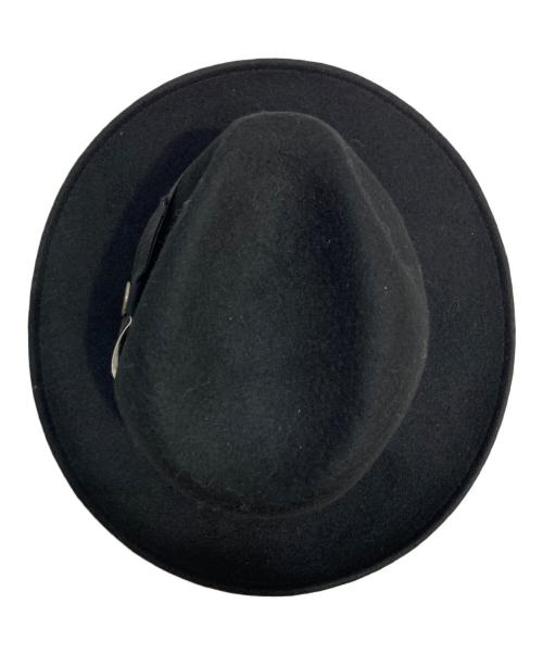 BORSALINO（ボルサリーノ）BORSALINO (ボルサリーノ) ハット ブラック サイズ:Lの古着・服飾アイテム