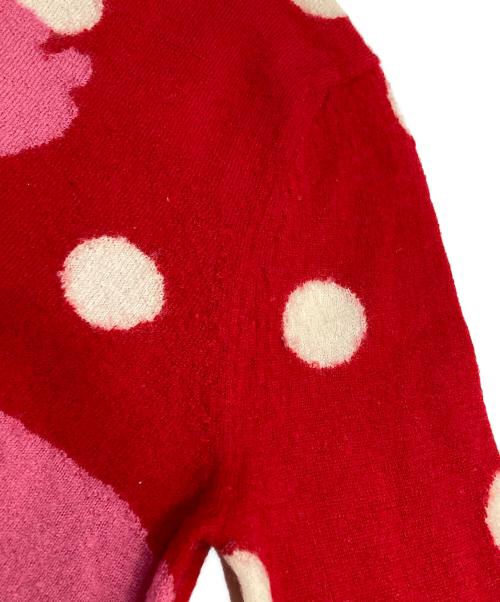 COMME des GARCONS（コムデギャルソン）COMME des GARCONS (コムデギャルソン) 縮絨ニット レッド サイズ:XSの古着・服飾アイテム