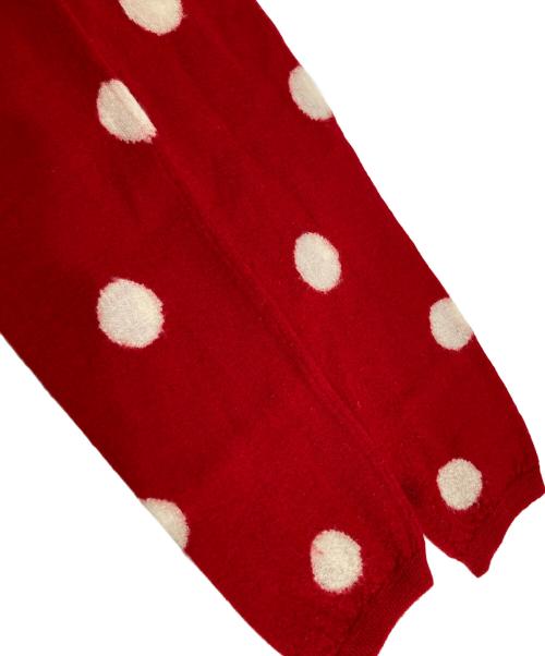 COMME des GARCONS（コムデギャルソン）COMME des GARCONS (コムデギャルソン) 縮絨ニット レッド サイズ:XSの古着・服飾アイテム