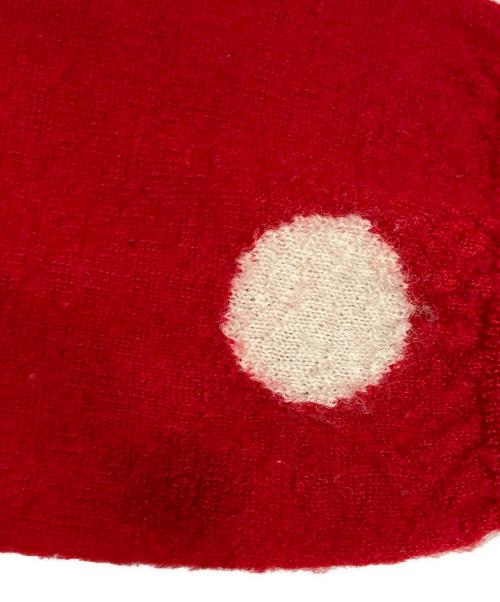 COMME des GARCONS（コムデギャルソン）COMME des GARCONS (コムデギャルソン) 縮絨ニット レッド サイズ:XSの古着・服飾アイテム
