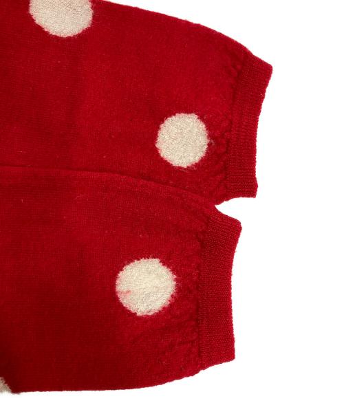 COMME des GARCONS（コムデギャルソン）COMME des GARCONS (コムデギャルソン) 縮絨ニット レッド サイズ:XSの古着・服飾アイテム