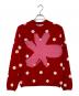 COMME des GARCONS（コムデギャルソン）の古着「縮絨ニット」｜レッド