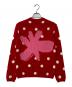 COMME des GARCONS (コムデギャルソン) 縮絨ニット レッド サイズ:XS：15000円