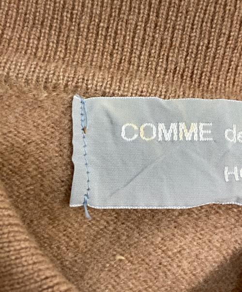 COMME des GARCONS HOMME（コムデギャルソン オム）COMME des GARCONS HOMME (コムデギャルソン オム) カシミヤ ニットポロシャツ キャメル サイズ:不明の古着・服飾アイテム
