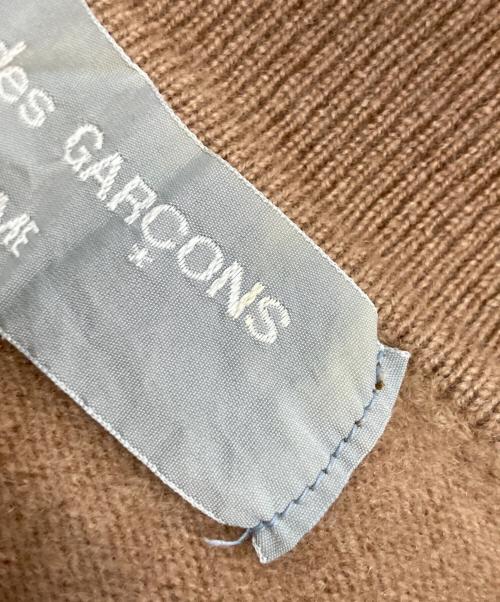COMME des GARCONS HOMME（コムデギャルソン オム）COMME des GARCONS HOMME (コムデギャルソン オム) カシミヤ ニットポロシャツ キャメル サイズ:不明の古着・服飾アイテム