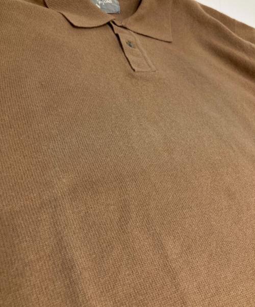 COMME des GARCONS HOMME（コムデギャルソン オム）COMME des GARCONS HOMME (コムデギャルソン オム) カシミヤ ニットポロシャツ キャメル サイズ:不明の古着・服飾アイテム