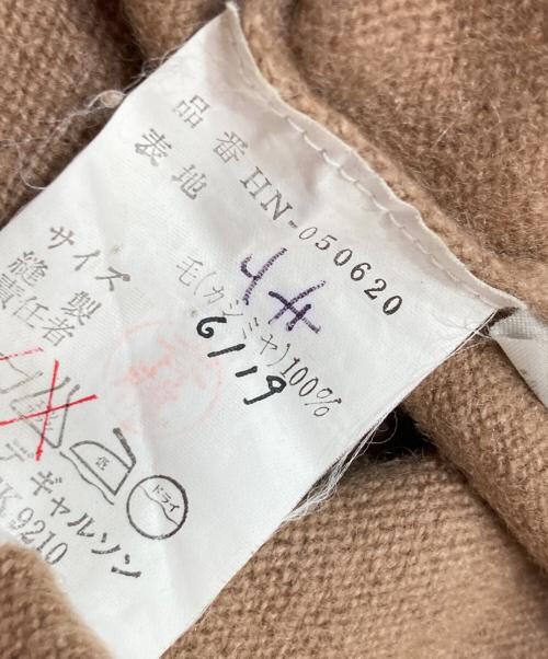 COMME des GARCONS HOMME（コムデギャルソン オム）COMME des GARCONS HOMME (コムデギャルソン オム) カシミヤ ニットポロシャツ キャメル サイズ:不明の古着・服飾アイテム