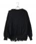 COMME des GARCONS HOMME PLUS (コムデギャルソンオムプリュス) ジップアップ フリンジ カーディガン ブラック サイズ:M：32000円