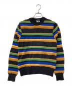COMME des GARCONS HOMME DEUXコムデギャルソン オム ドゥ）の古着「ボーダーニット」｜マルチカラー