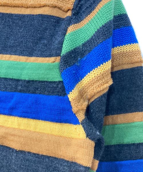 COMME des GARCONS HOMME DEUX（コムデギャルソン オム ドゥ）COMME des GARCONS HOMME DEUX (コムデギャルソン オム ドゥ) ボーダーニット マルチカラー サイズ:Sの古着・服飾アイテム