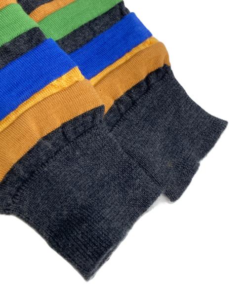 COMME des GARCONS HOMME DEUX（コムデギャルソン オム ドゥ）COMME des GARCONS HOMME DEUX (コムデギャルソン オム ドゥ) ボーダーニット マルチカラー サイズ:Sの古着・服飾アイテム