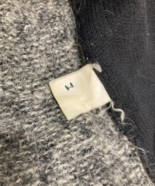 COMME des GARCONS（コムデギャルソン）COMME des GARCONS (コムデギャルソン) 切替カーディガン ブラック×グレー サイズ:不明の古着・服飾アイテム