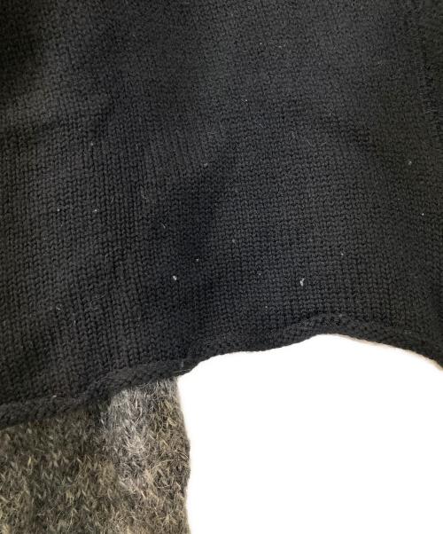 COMME des GARCONS（コムデギャルソン）COMME des GARCONS (コムデギャルソン) 切替カーディガン ブラック×グレー サイズ:不明の古着・服飾アイテム