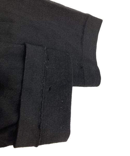 COMME des GARCONS COMME des GARCONS（コムデギャルソン コムデギャルソン）COMME des GARCONS COMME des GARCONS (コムデギャルソン コムデギャルソン) ウール フリル リボン装飾 クルーネックニット ブラック サイズ:Sの古着・服飾アイテム