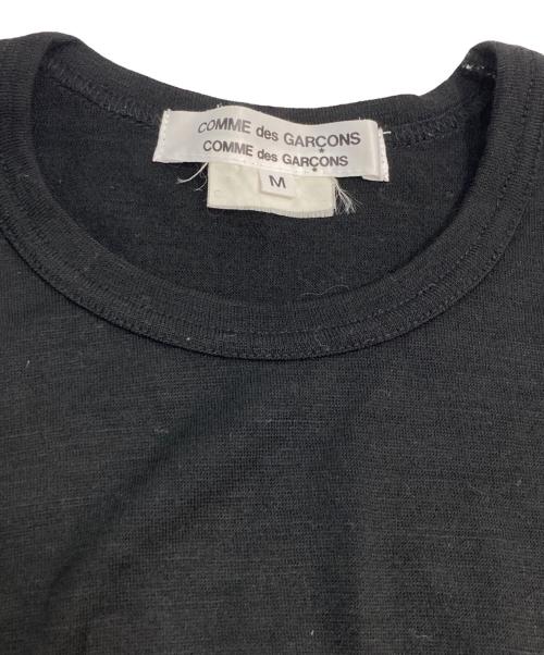 COMME des GARCONS COMME des GARCONS（コムデギャルソン コムデギャルソン）COMME des GARCONS COMME des GARCONS (コムデギャルソン コムデギャルソン) ブリーチダイ デザインニット ブラック×ブラウン サイズ:Mの古着・服飾アイテム
