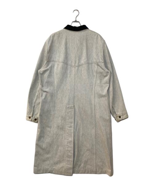 LEVI'S（リーバイス）LEVI'S (リーバイス) デニムロングコート ホワイト サイズ:不明の古着・服飾アイテム