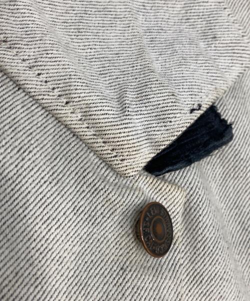 LEVI'S（リーバイス）LEVI'S (リーバイス) デニムロングコート ホワイト サイズ:不明の古着・服飾アイテム