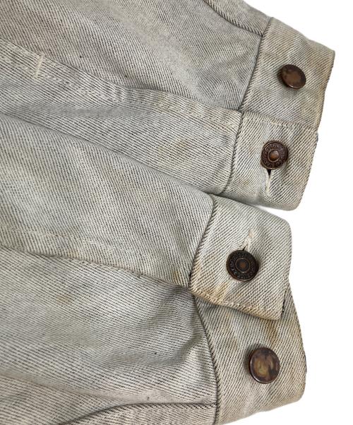 LEVI'S（リーバイス）LEVI'S (リーバイス) デニムロングコート ホワイト サイズ:不明の古着・服飾アイテム
