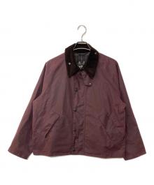 Barbour（バブアー）の古着「TRANSPORT ワックス ショート ジャケット」｜ボルドー