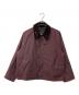 Barbour（バブアー）の古着「TRANSPORT ワックス ショート ジャケット」｜ボルドー
