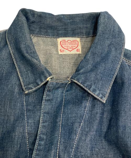 FULLCOUNT（フルカウント）FULLCOUNT (フルカウント) デニムオールインワン インディゴ サイズ:40の古着・服飾アイテム
