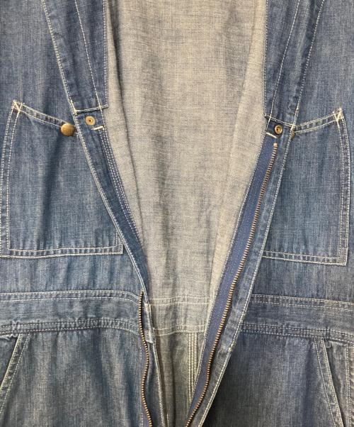 FULLCOUNT（フルカウント）FULLCOUNT (フルカウント) デニムオールインワン インディゴ サイズ:40の古着・服飾アイテム