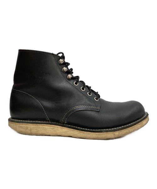 RED WING（レッドウィング）RED WING (レッドウィング) 6-inch Classic Round 6インチ クラシックラウンド ブラック サイズ:USA8の古着・服飾アイテム
