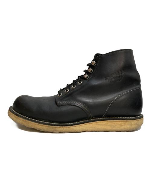 RED WING（レッドウィング）RED WING (レッドウィング) 6-inch Classic Round 6インチ クラシックラウンド ブラック サイズ:USA8の古着・服飾アイテム