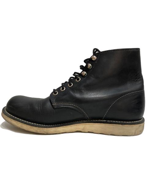 RED WING（レッドウィング）RED WING (レッドウィング) 6-inch Classic Round 6インチ クラシックラウンド ブラック サイズ:USA8の古着・服飾アイテム