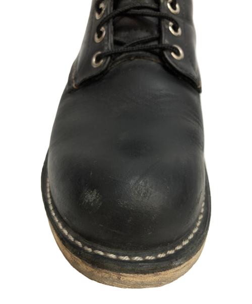RED WING（レッドウィング）RED WING (レッドウィング) 6-inch Classic Round 6インチ クラシックラウンド ブラック サイズ:USA8の古着・服飾アイテム