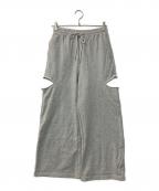 JOSE MOONジョゼムーン）の古着「SIDE SLIT SWEAT PANTS サイドスリットスウェットパンツ」｜グレー