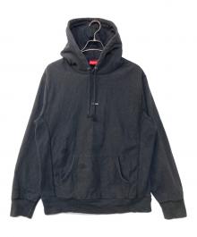 SUPREME（シュプリーム）の古着「Micro Logo Hooded Sweatshirt」｜ブラック
