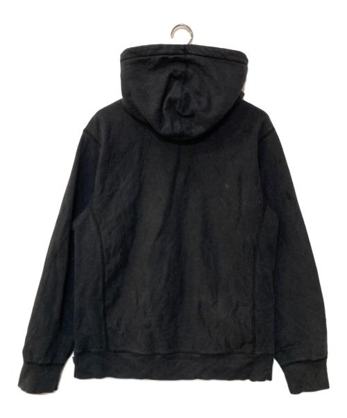 SUPREME（シュプリーム）Supreme (シュプリーム) Micro Logo Hooded Sweatshirt ブラック サイズ:Lの古着・服飾アイテム