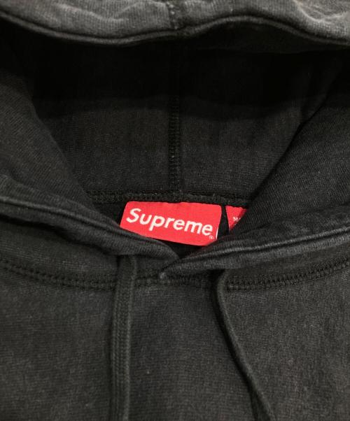 SUPREME（シュプリーム）Supreme (シュプリーム) Micro Logo Hooded Sweatshirt ブラック サイズ:Lの古着・服飾アイテム
