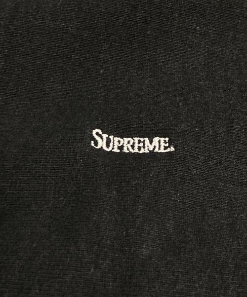 SUPREME（シュプリーム）Supreme (シュプリーム) Micro Logo Hooded Sweatshirt ブラック サイズ:Lの古着・服飾アイテム