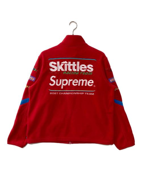 SUPREME（シュプリーム）Supreme (シュプリーム) SKITTLES (スキットルズ) Polartec Jacket レッド サイズ:Mの古着・服飾アイテム