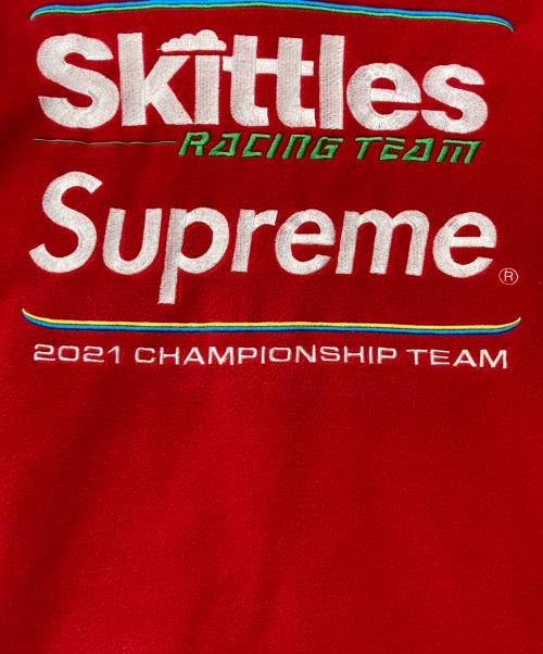 SUPREME（シュプリーム）Supreme (シュプリーム) SKITTLES (スキットルズ) Polartec Jacket レッド サイズ:Mの古着・服飾アイテム