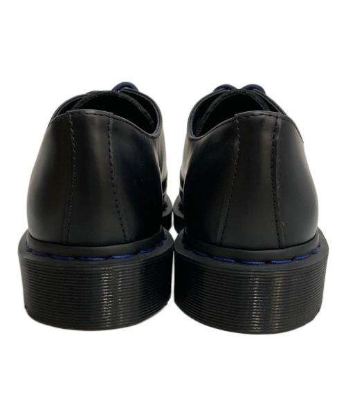 Dr.Martens（ドクターマーチン）Dr.Martens (ドクターマーチン) 1461 ネイビーステッチ 3 ホール シューズ ブラック サイズ:28の古着・服飾アイテム