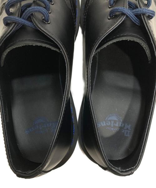 Dr.Martens（ドクターマーチン）Dr.Martens (ドクターマーチン) 1461 ネイビーステッチ 3 ホール シューズ ブラック サイズ:28の古着・服飾アイテム